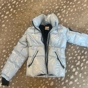 SAM. Kids Glossy Silver Puffer Jacket
